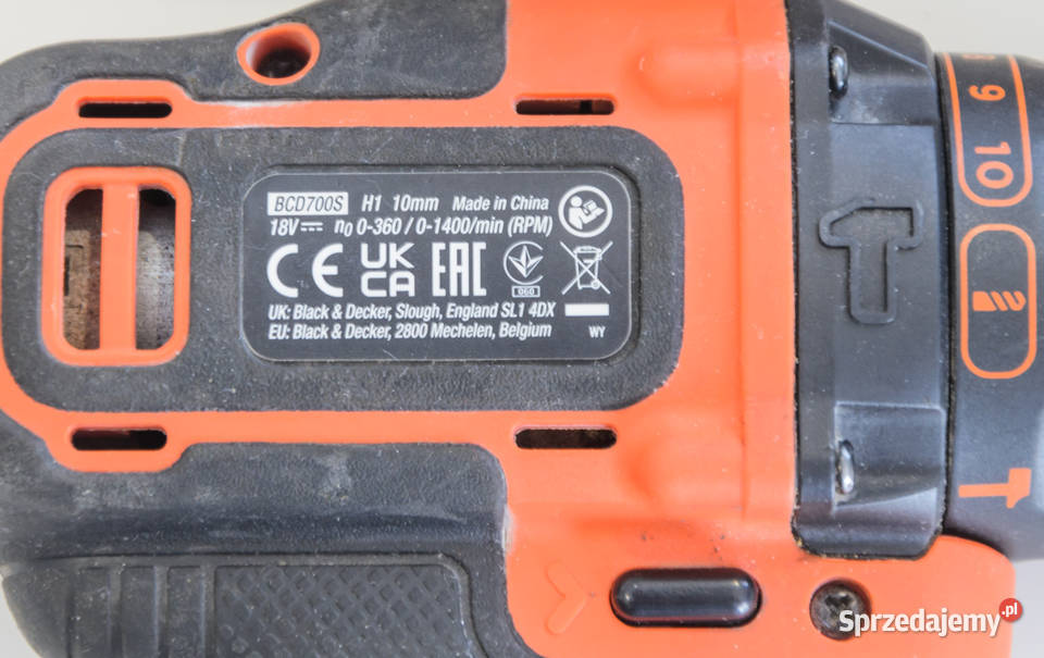 Wkrętarka udarowa akumulatorowa BlackDecker 18V Częstochowa sprzedam