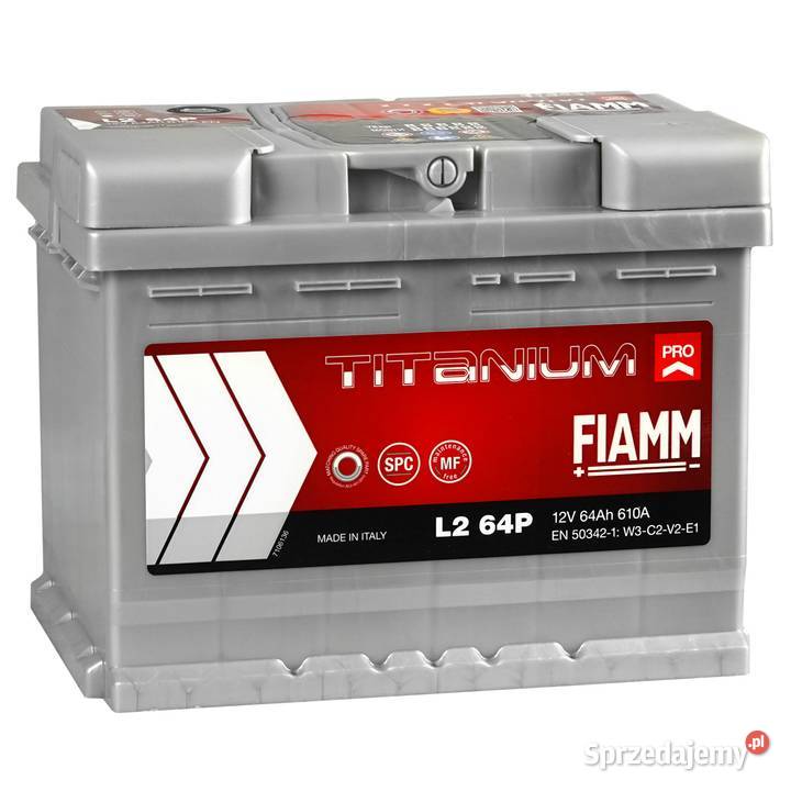 Akumulator FIAMM TITANIUM PRO 12V 64Ah 610A Układ elektryczny, zapłon Toruń