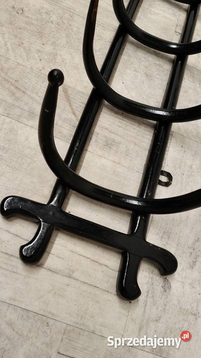 wieszak na ubrania na ścianę gięty buk Thonet Radomsko
