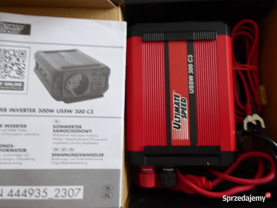 Konwerter samochodowy 12V230V300W ULTIMATE SPEED Części i akcesoria Olsztyn