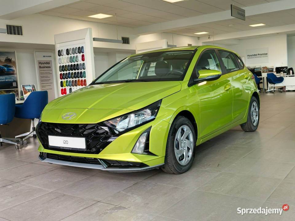 Hyundai i20 10 TGDI 6MT 90 PURE SALON Jesienna ogranicznik prędkości łódzkie Piotrków Trybunalski