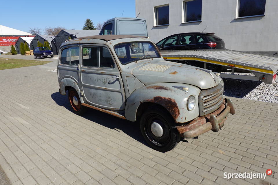 Fiat 500C Topolino Belvedere Giardiniera 1953 VAT marża