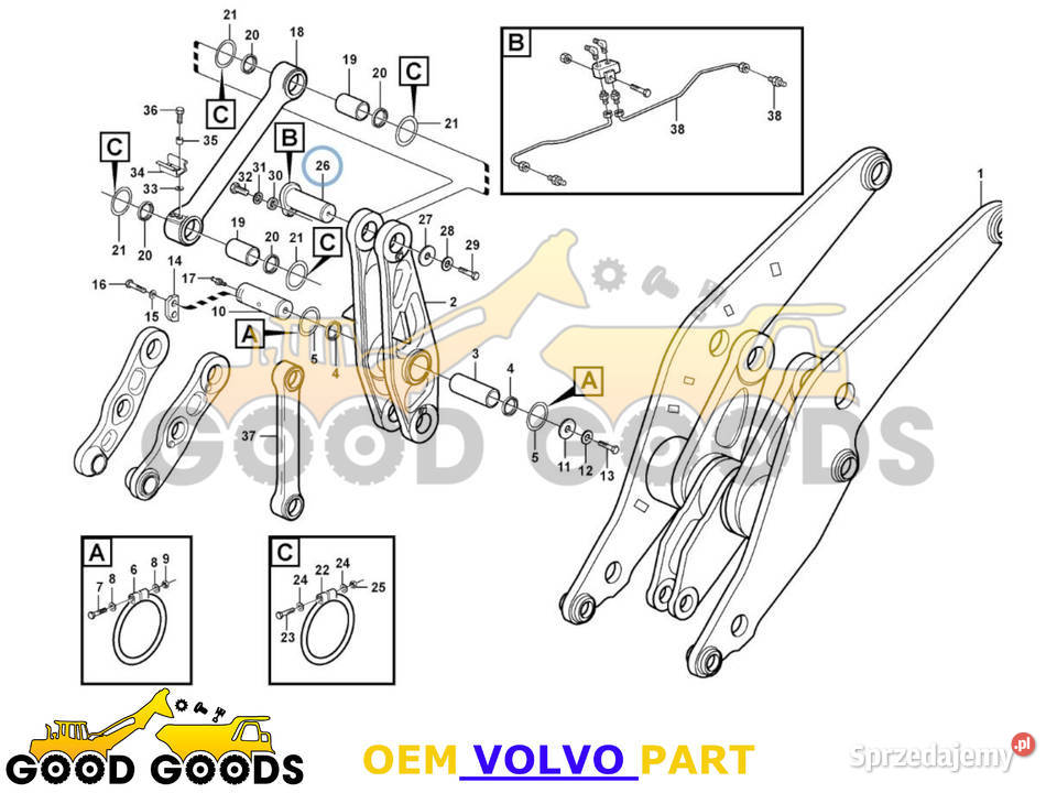 VOLVO SWORZEŃ 120MM 11027082 11025013 Władysławów