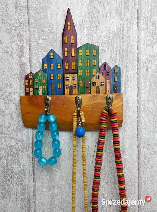 Kolorowy wieszaczek na kluczebiżuterię Wrocław