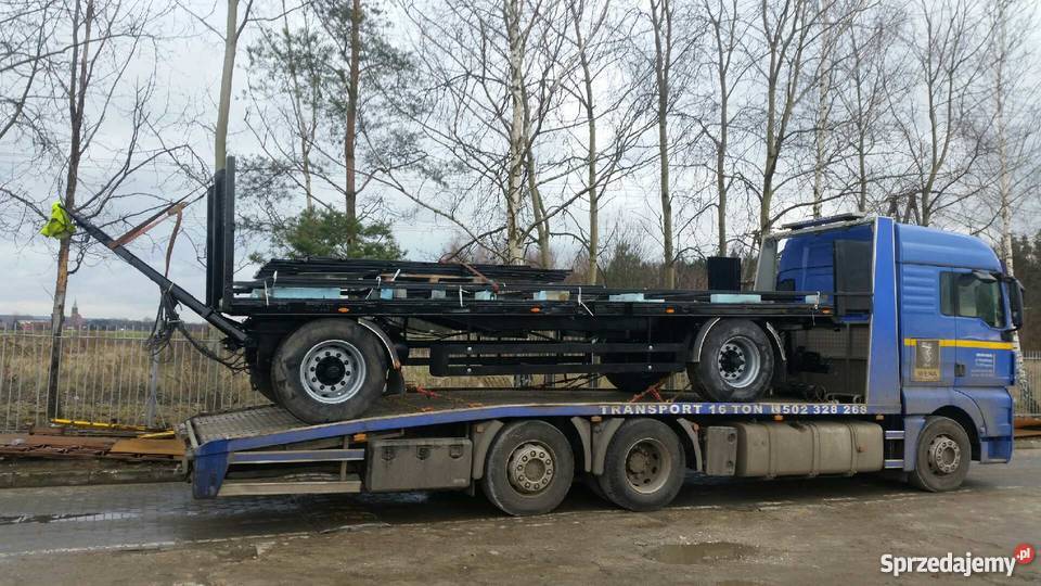 Transport przewóz maszyn ciągników konstrukcji Legnica