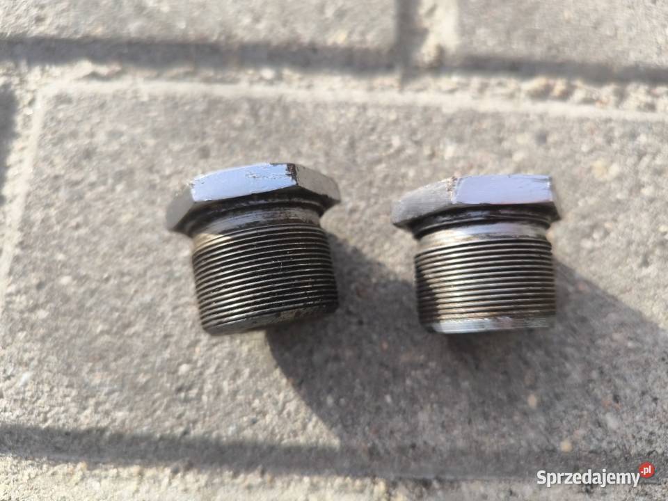 śruby lag zawieszenia przód WSK korki chrom WSK Motoryzacja sprzedam