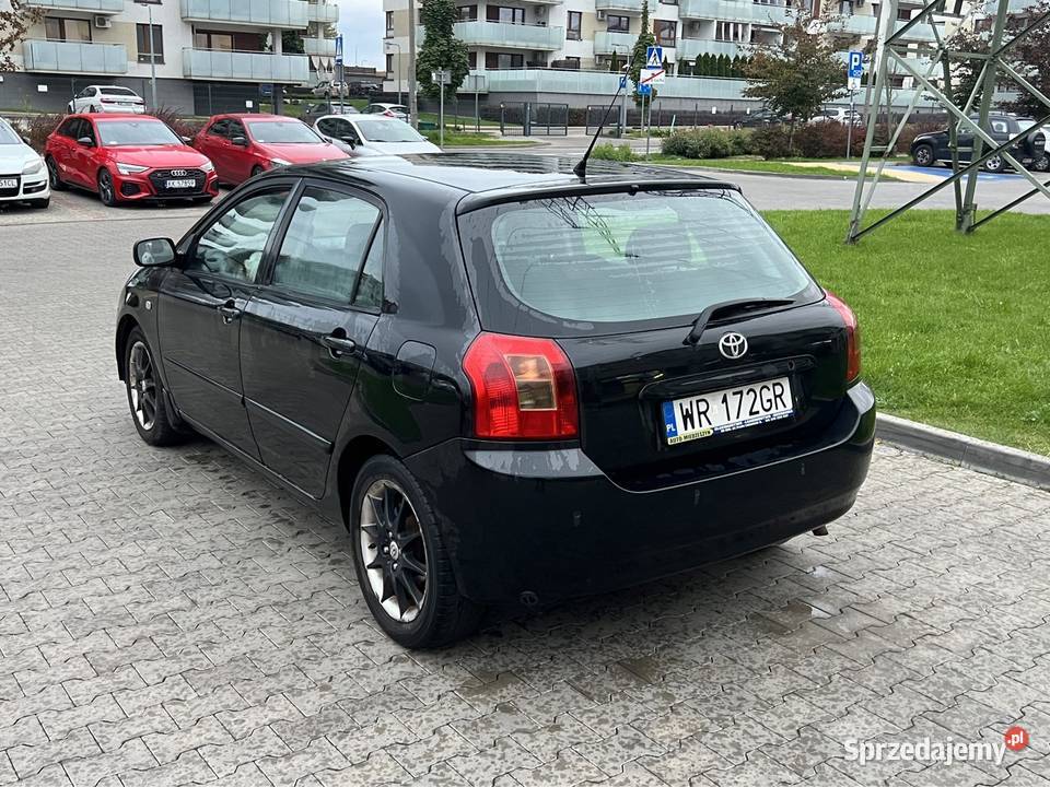 Toyota Corolla 14 z gazem 2002 klimatyzacji elektrochrom. lusterka boczne Corolla Radom