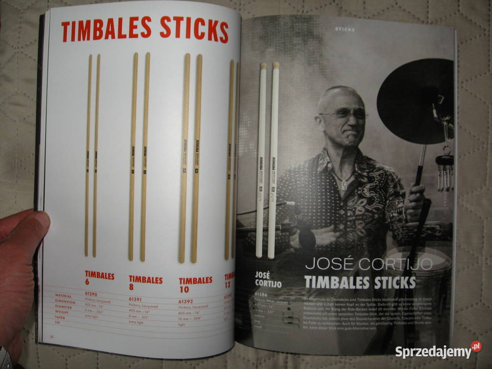 ROHEMA Drumsticks Percussion catalog katalog Kępice sprzedam