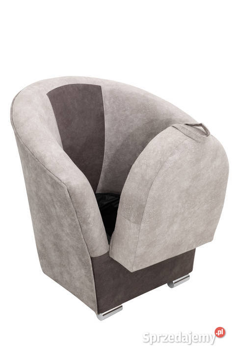 Fotel Tapicerowany Kubełek Jasnobrązowy KAMILA Fotele Rzeszów