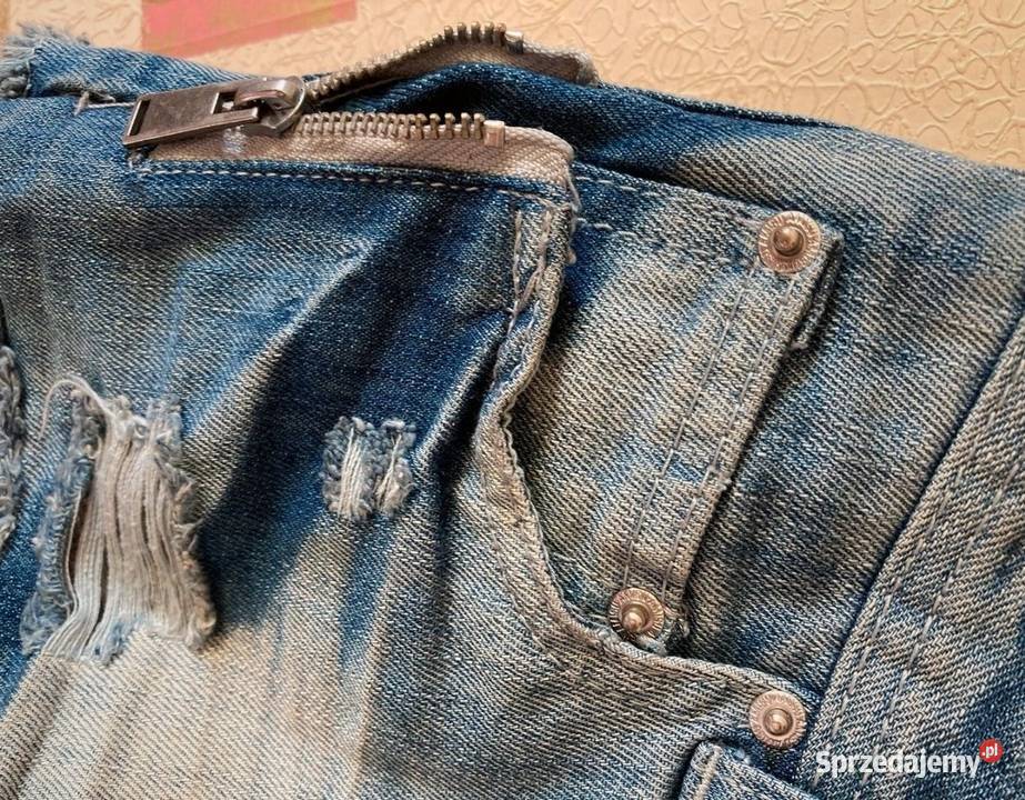 YORKER dżinsowe spodenki jeansowe szorty z