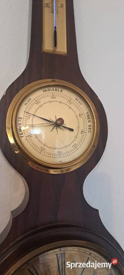 drewniana stacja pogodowa do powieszenia na brązowy mazowieckie Warszawa sprzedam