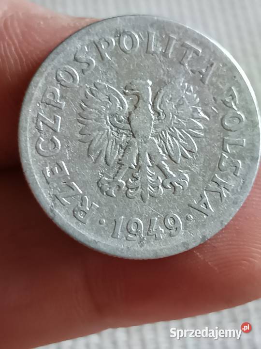 Sprzedam monetę 50 groszy 1949 lekka skrętka ttt Numizmatyka