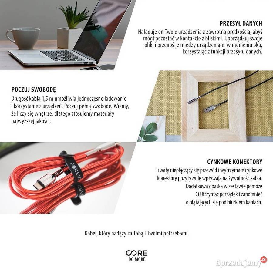 Kabel USB typeC 3A 60W 15m QC 30 PD szybkie Siemianowice Śląskie