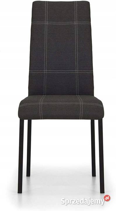 KRZESŁA ZESTAW 4 SZTUKI SZARE CRIBEL Stoły, krzesła, biurka Zamość