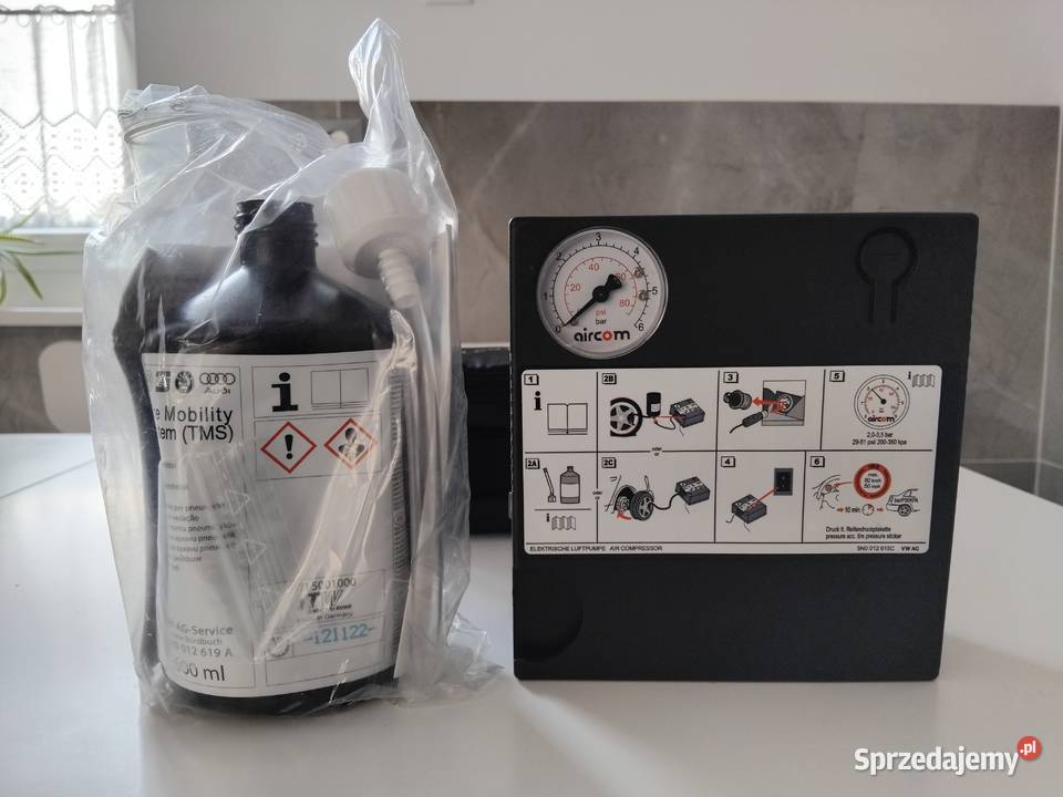 VW Caddy Zestaw Naprawczy Kompresor Klej 2K0 601