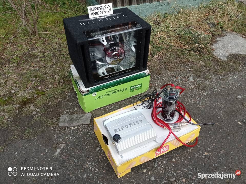 Tuba Subwoofer Skrzynia Basowa Wzmacniacz Kiełczyn