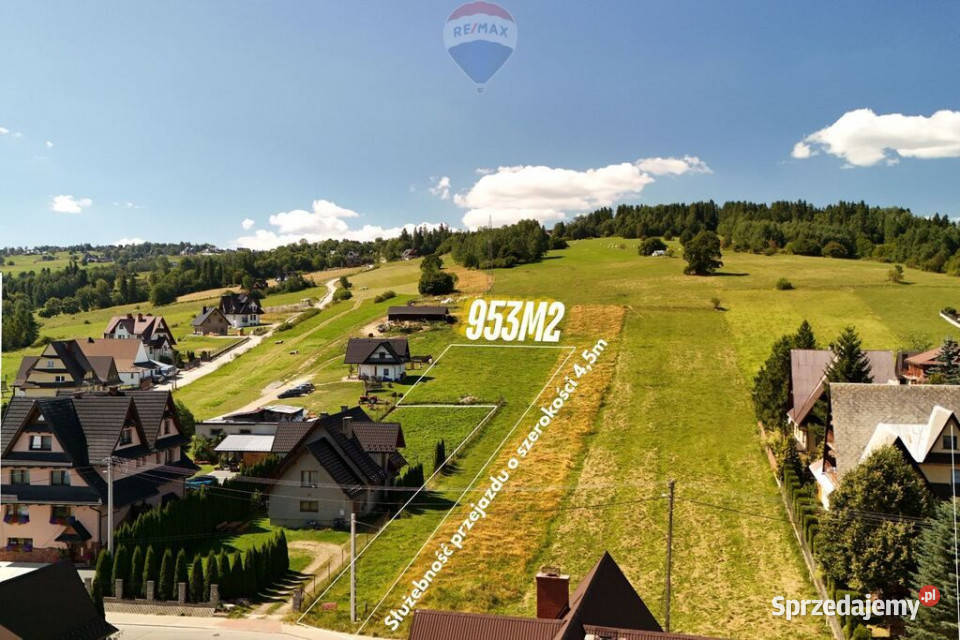 DZIAŁKA W POBLIŻU TERM SZAFLARY Biały Dunajec