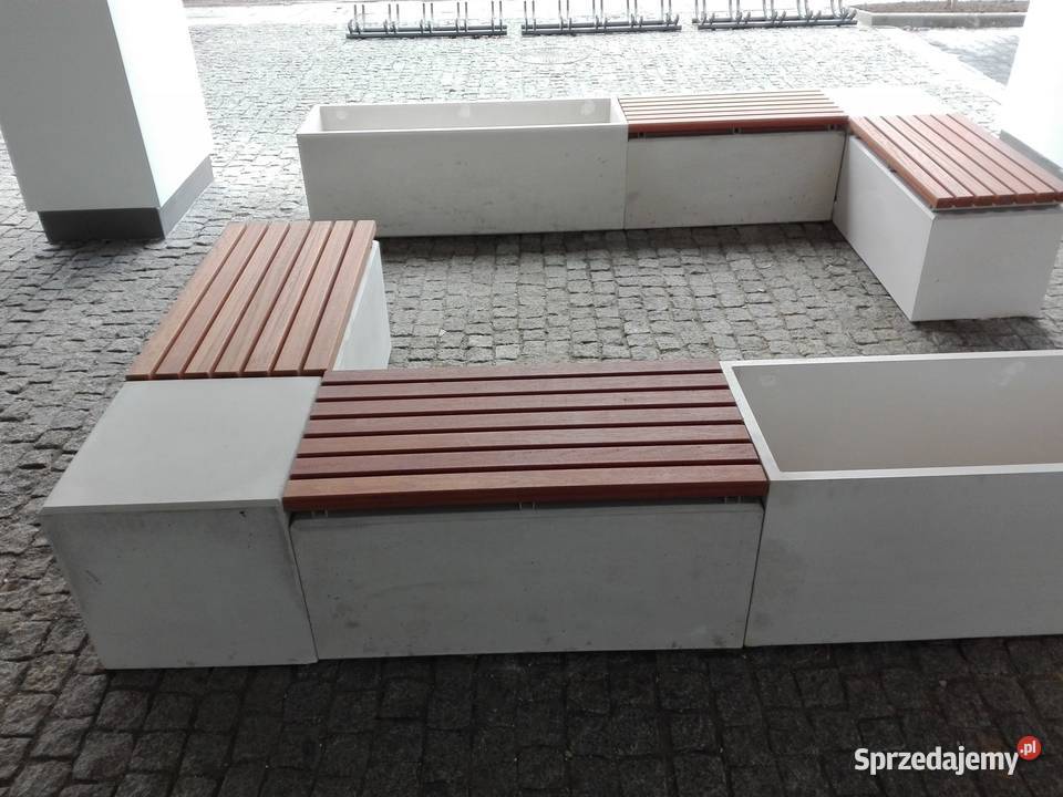Siedzisko łukowe Cubico Architektura ogrodowa