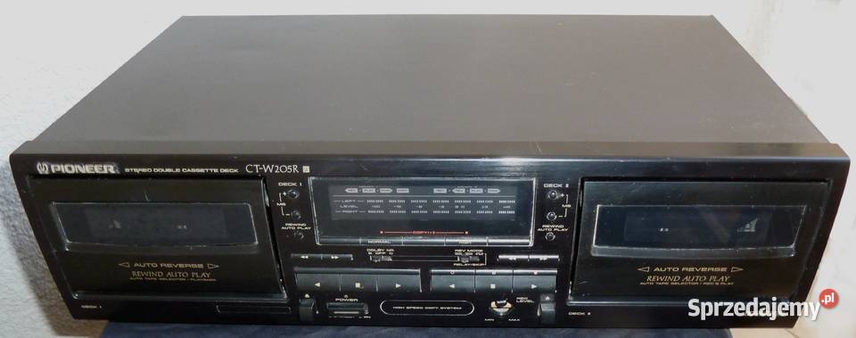 magnetofon 2 kasetowy Pioneer CTW205R Dolby BC Wrocław