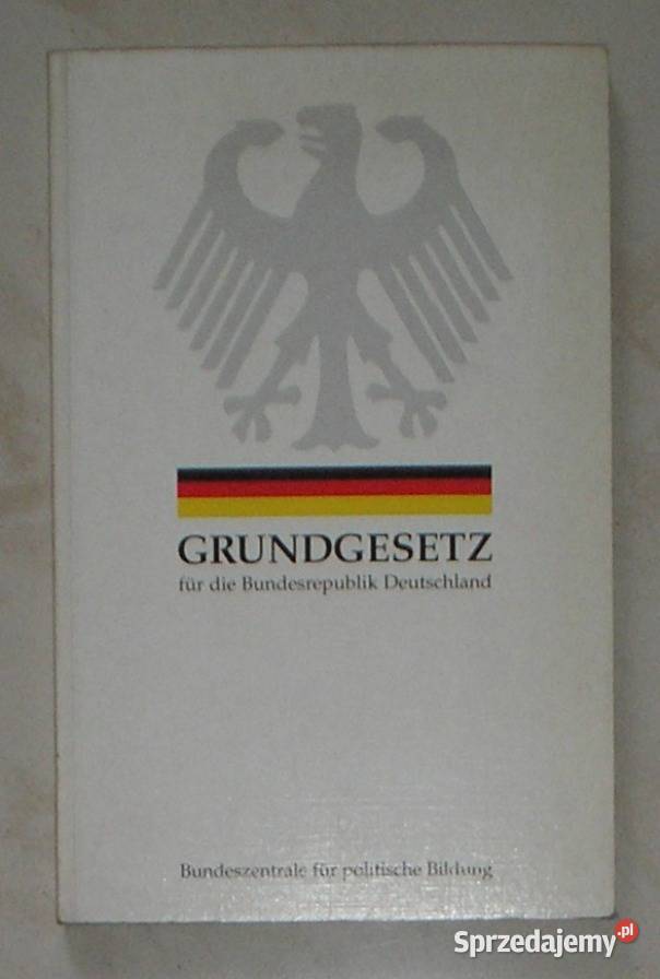 Grundgesetz fr die Bundesrepublik Deutschland Rok wydania 1998 Książki do nauki języka obcego Kraków