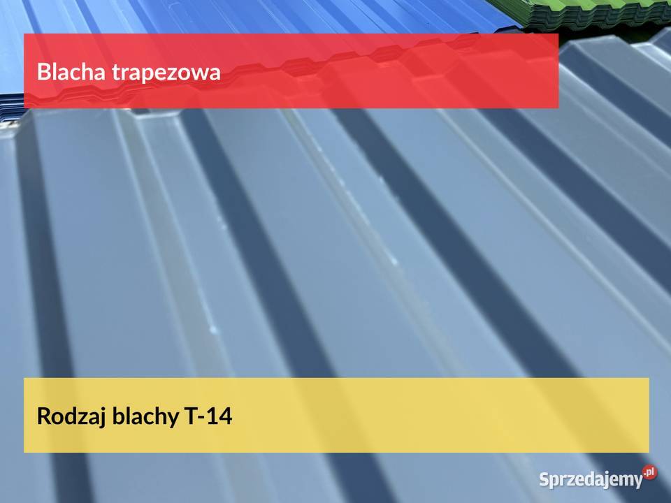 Blacha Trapezowa T14 2 gat w kolorze 9010 Biały Puszczykowo