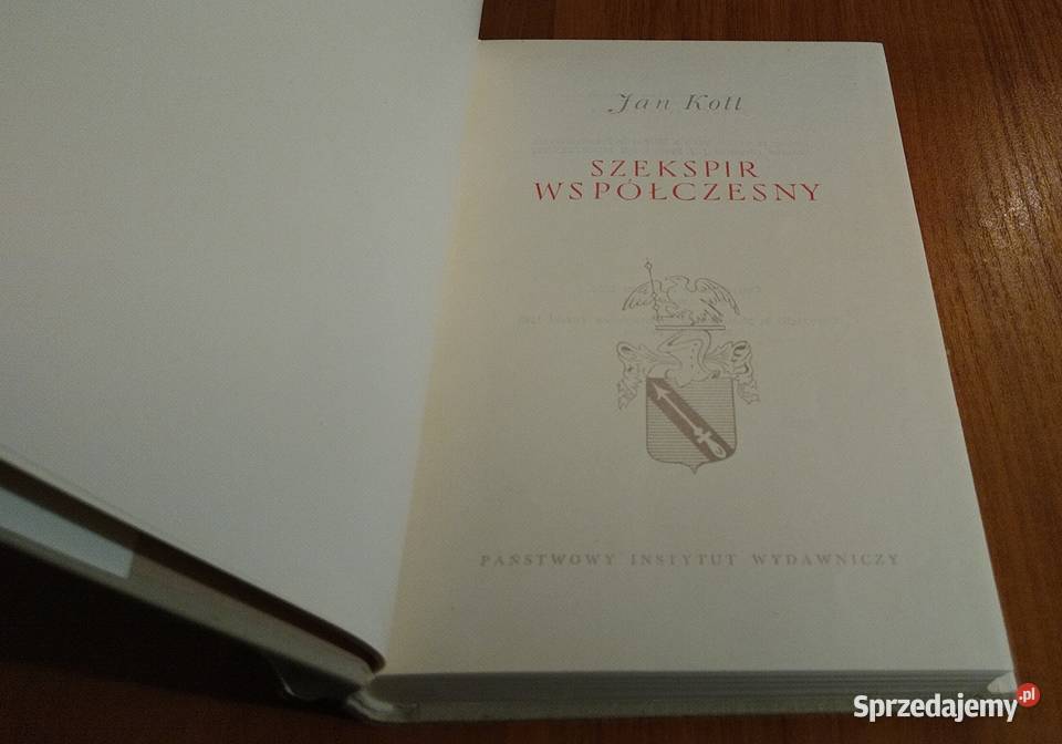 Szekspir współczesny Jan Kott wyd 1 1965 Rok wydania 1965 Gdańsk