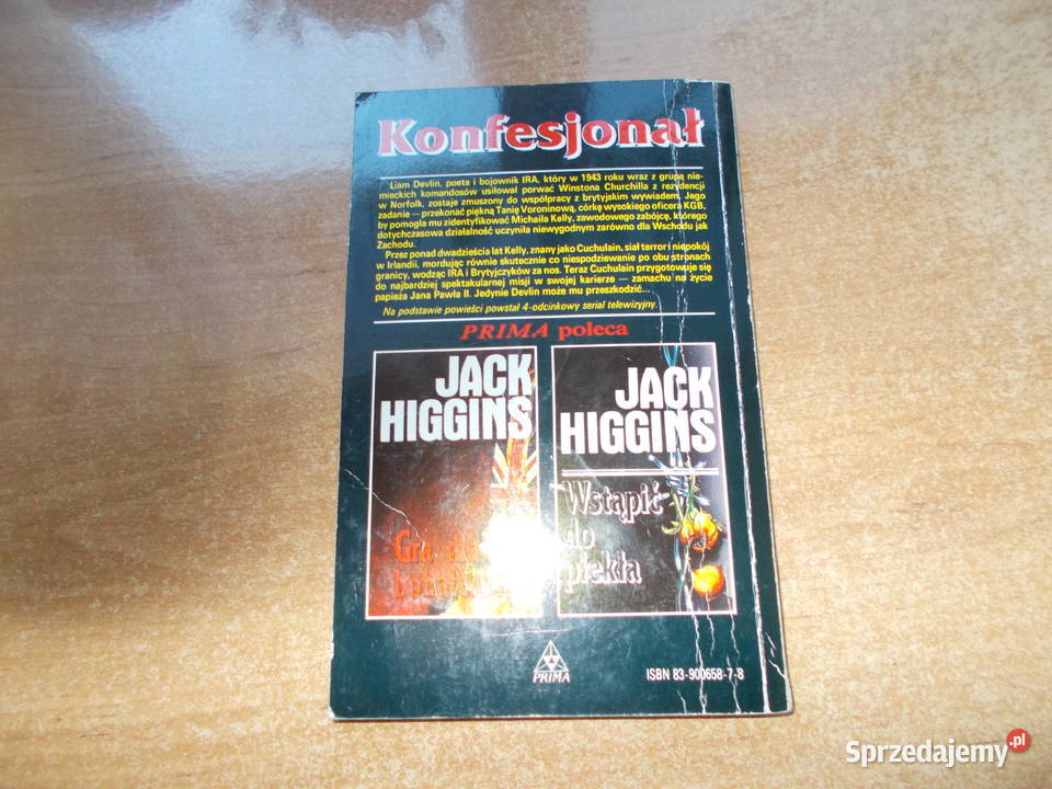 Jack Higgins Konfesjonał Głubczyce