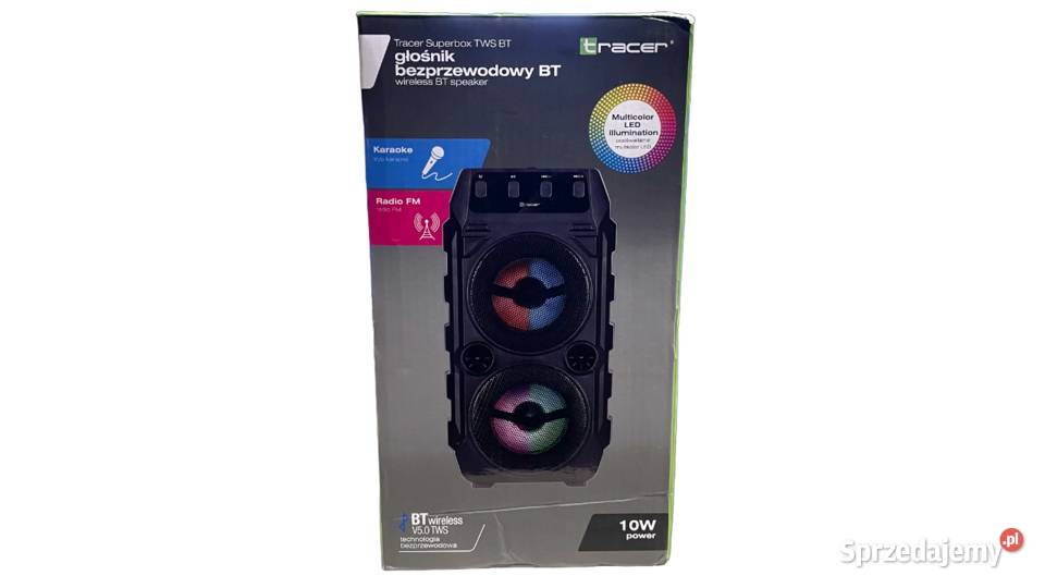 Glośnik bezprzewodowy Tracer Superbox TWS BT 10W Łódź