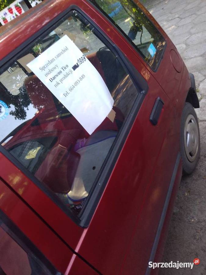 Używane Daewoo Tico 1998 czerwony Chorzów