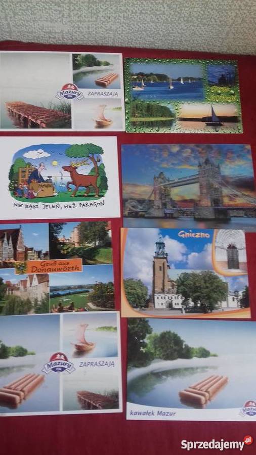Pocztówki różnego rodzaju sprzedam