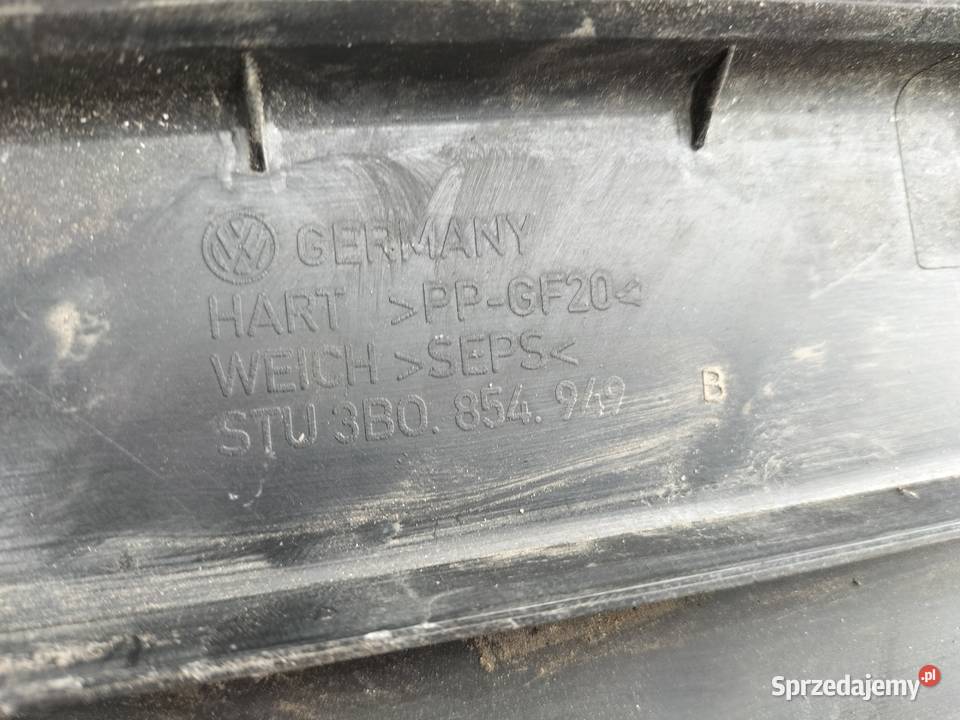 VW PASSAT B5 3B0854949 LISTWA DRZWI LEWY TYŁ Części samochodowe