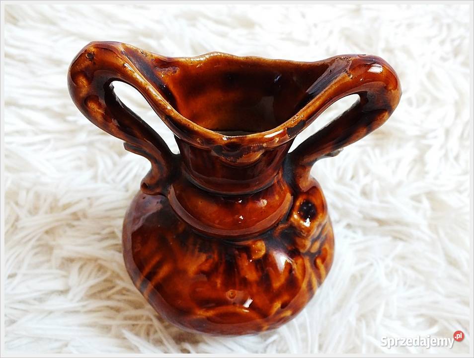 Stary wazonik dzbanuszek ceramiczny z lat 70tych lubuskie Żary