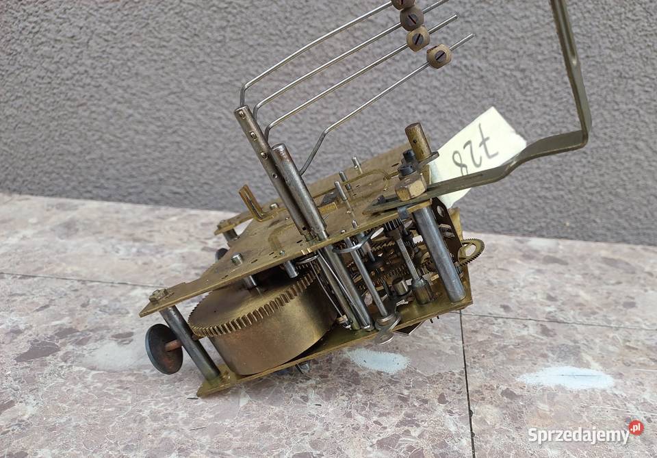 728 Mechanizm zegara ściennego Gustav Becker GB