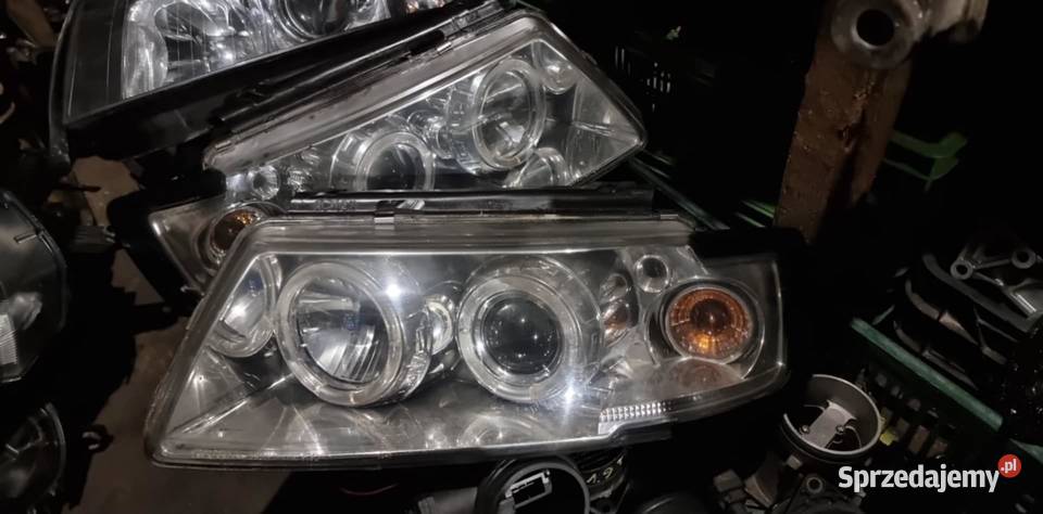 lampy przednie soczewkowe tuningowe vw passat B5 Bodzentyn sprzedam