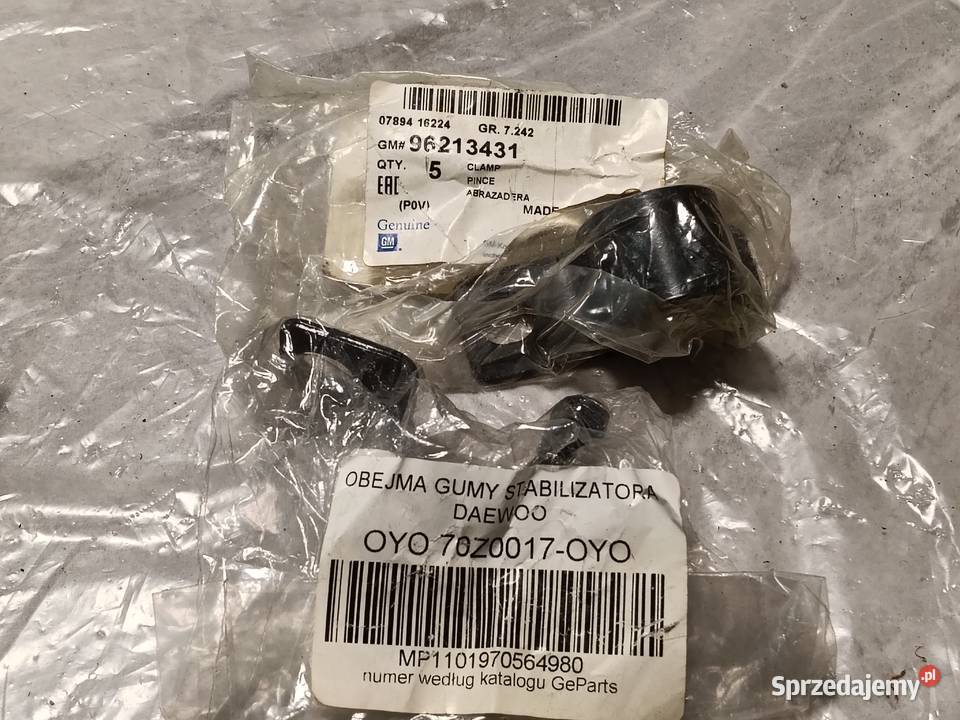 2x Obejma gumy poduszki stabilizatora tył śląskie sprzedam