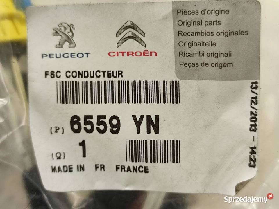 WIĄZKA DRZWI TYŁ CITROEN C3 20092016 ORYGINALNA Układ elektryczny, zapłon