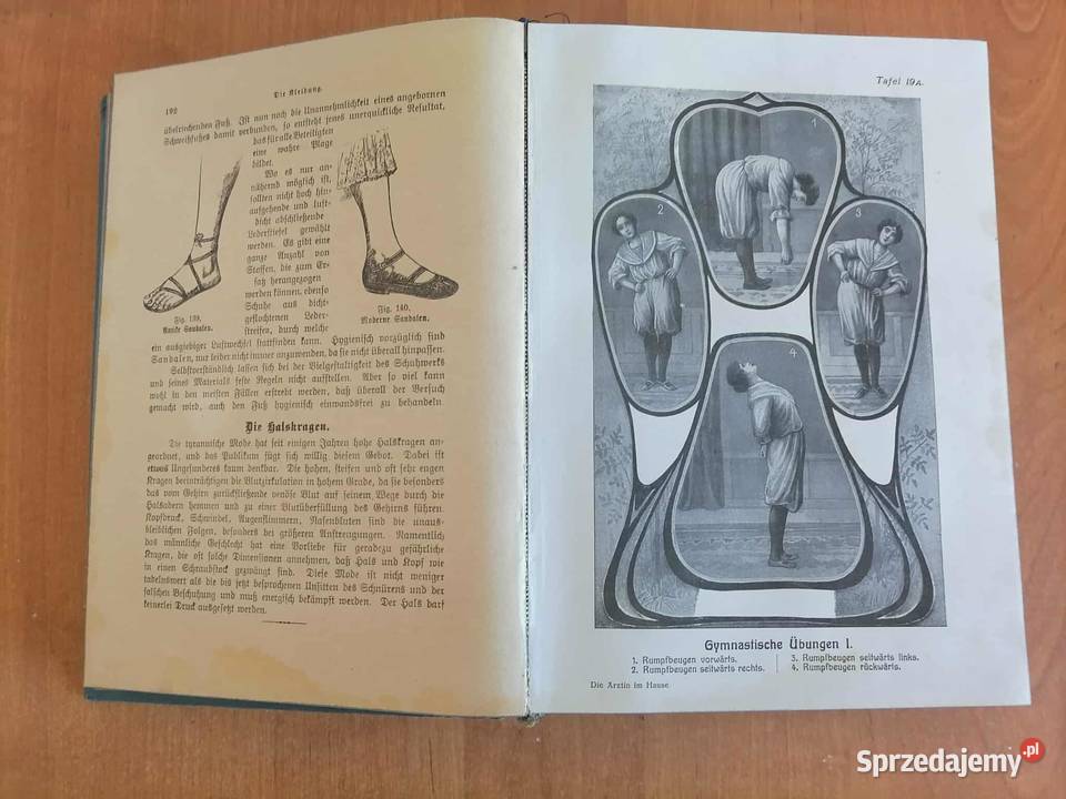 Stara Książka Domowa Lekarka 1921 twarda Wałbrzych