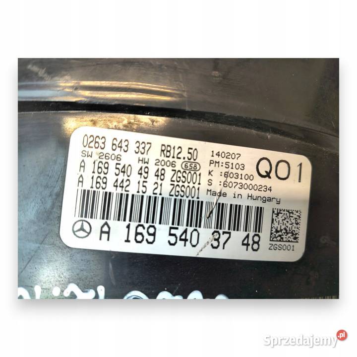 LICZNIK ZEGARY A1695403748 Mercedes W169 15 17