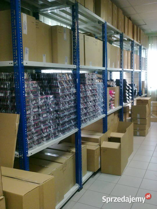 Regały metalowe półkowe paletowe sklepowe wg
