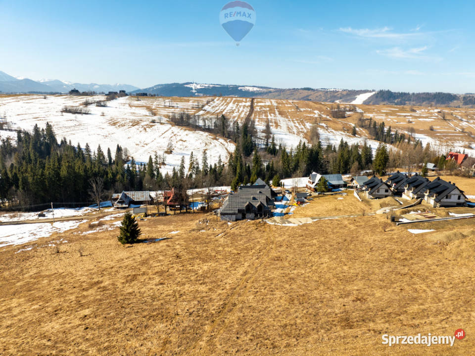 Działka budowlana Zakopane widok spokojna
