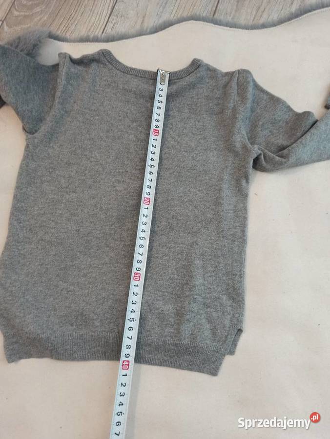 Sweter HM sweter z cekinami York bluza szara dziewczynka Warszawa
