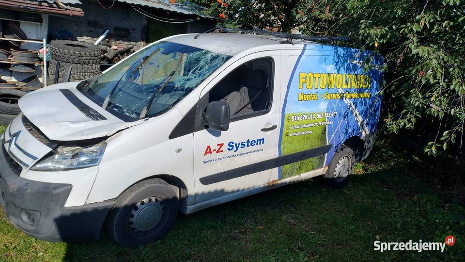 CITROEN JUMPY 16 HDI wypadku 2007r świętokrzyskie