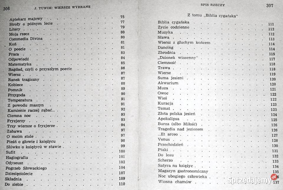 Wiersze wybrane Julian Tuwim