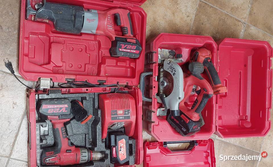 Milwaukee Aku 28V piła wiertarka pomorskie Somonino