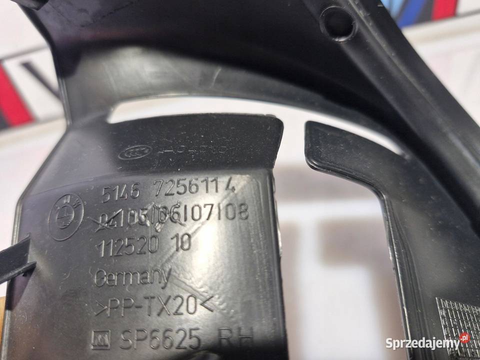 BMW F30 F80 OSŁONA OBUDOWA FOTELA PASAŻERA PRAWY