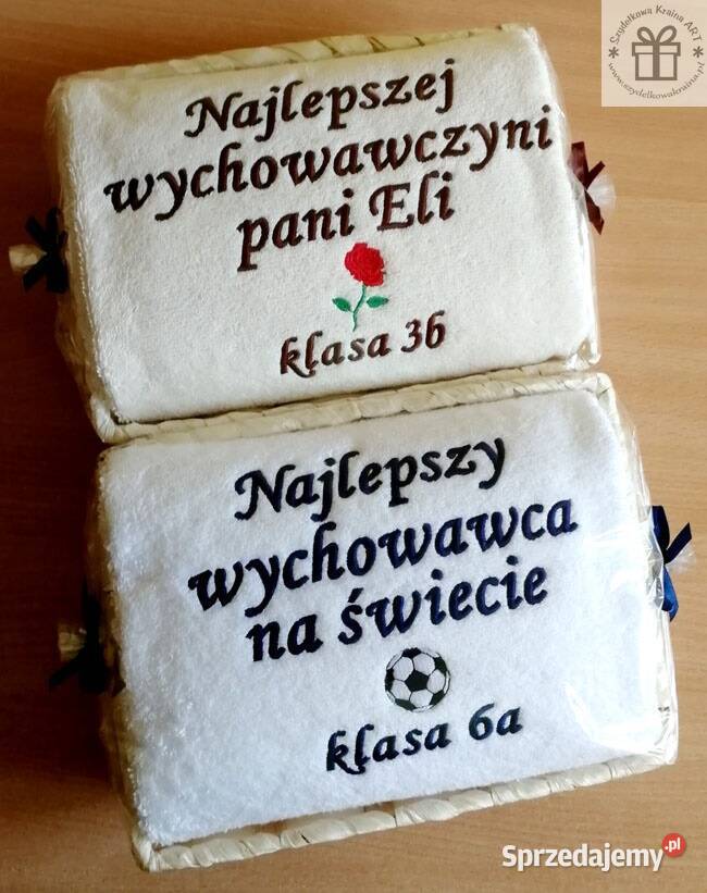 Prezent Nauczyciela Wychowawcy ręcznik z Toruń
