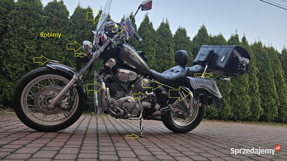 Yamaha Virago xv 7501100 gmol gmole tylne szyba Gmole