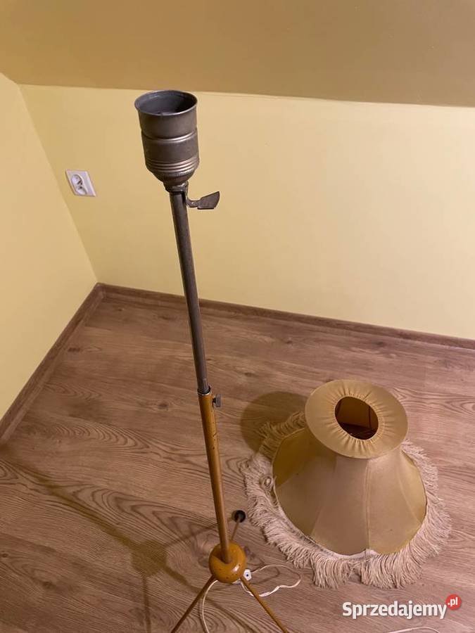 Lampa podłogowa PRL prof Apolinary Gałecki Kołobrzeg sprzedam