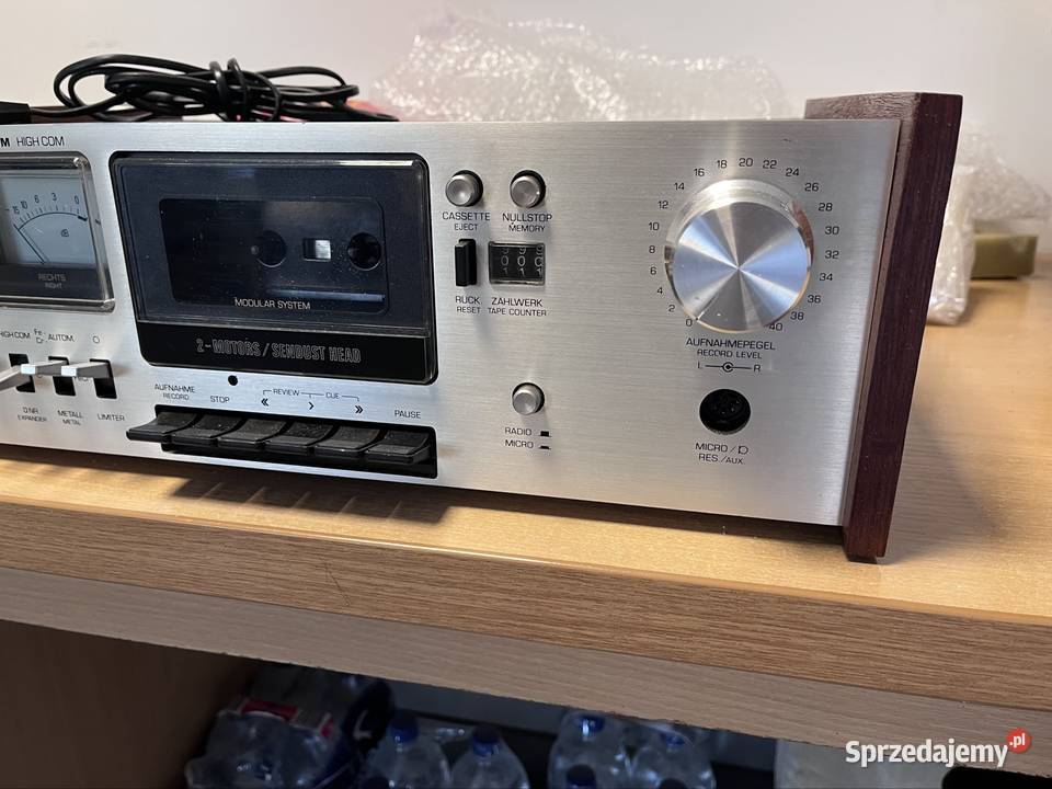 Kolekcjonerski Magnetofon kasetowy Telefunken TC Magnetofony Grudziądz