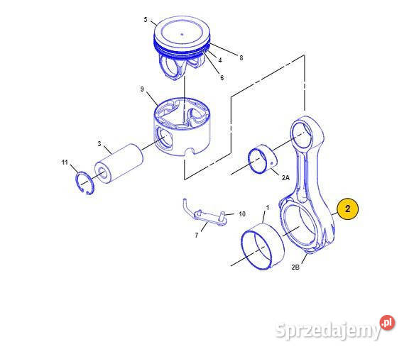 Caterpillar Cat C9 korbowody korbowód 1608199